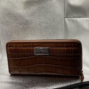 Brighton croc wallet